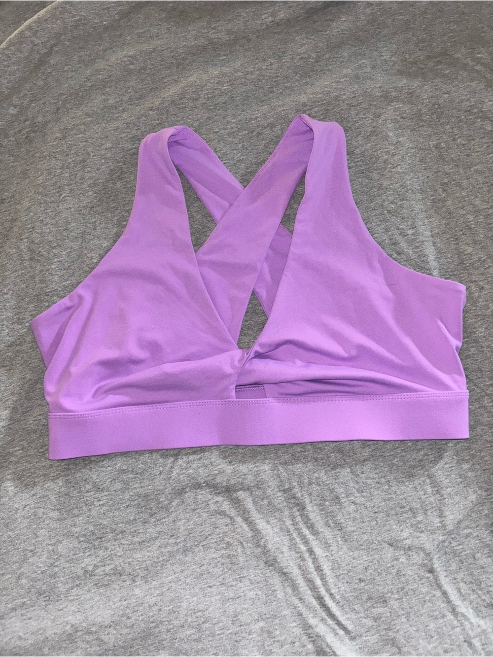 Fabletics Lilac Cross-Back Sports Bra